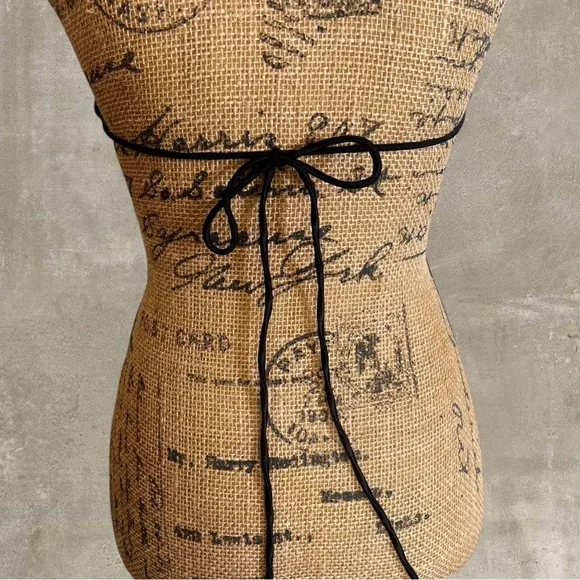 Edikted Black Satin Top - Picture 2 of 5